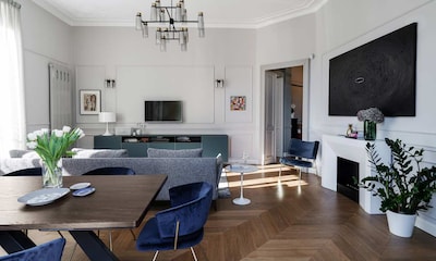 Un espectacular piso en Roma con un estilo clásico actualizado y diseño 100% italiano