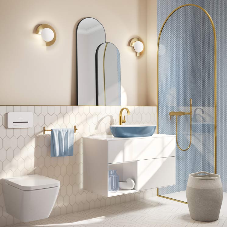 Estas ideas para baños pequeños hacen crecer los metros, los actualizan y dan estilo 