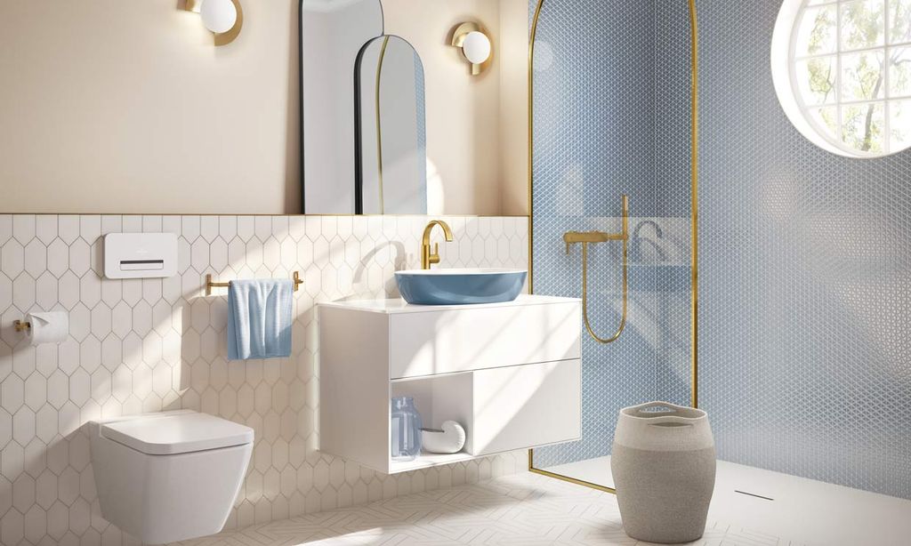 Estas ideas para baños pequeños hacen crecer los metros, los actualizan y dan estilo