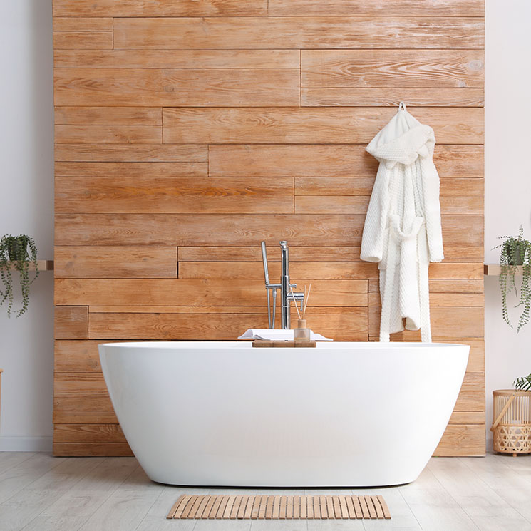 Claves para incorporar la madera en el cuarto de baño