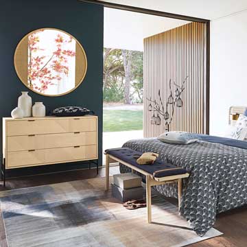 Tilo cómoda blanca y natural  Comodas dormitorio, Muebles para recamara,  Ideas de muebles de dormitorio