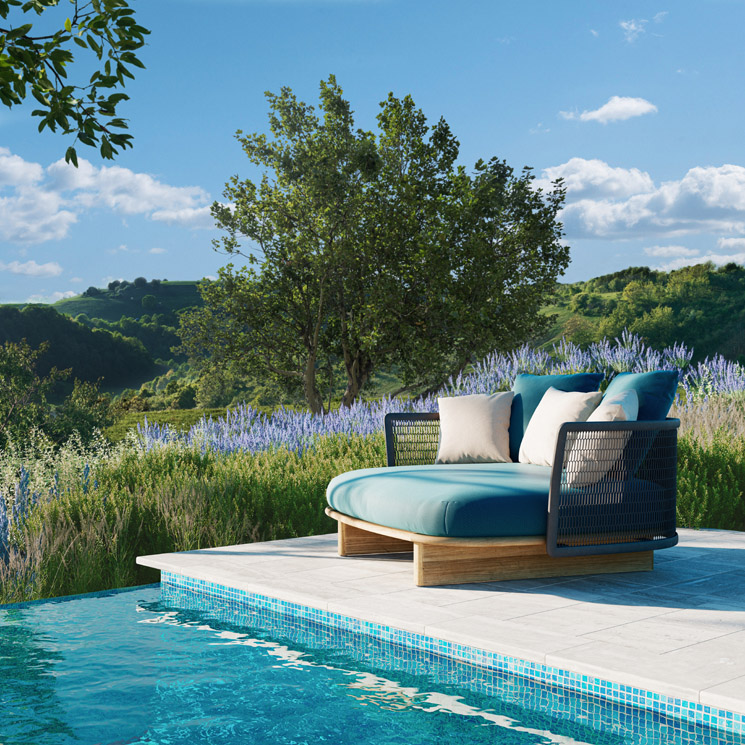 Preciosos 'daybeds' para tomar el sol o una agradable siesta en tu terraza o jardín