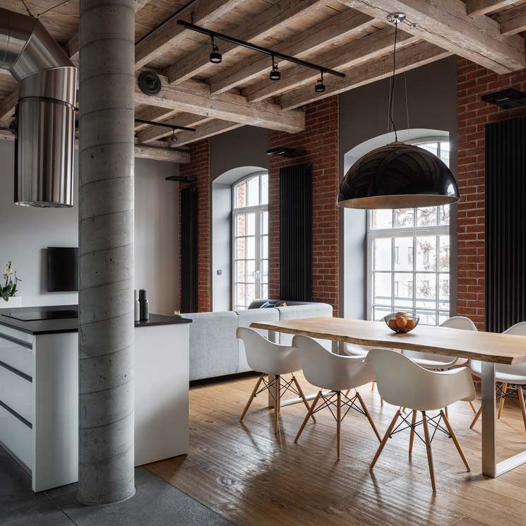 Este loft en el madrileño barrio de Malasaña tiene un inconfundible aire neoyorquino