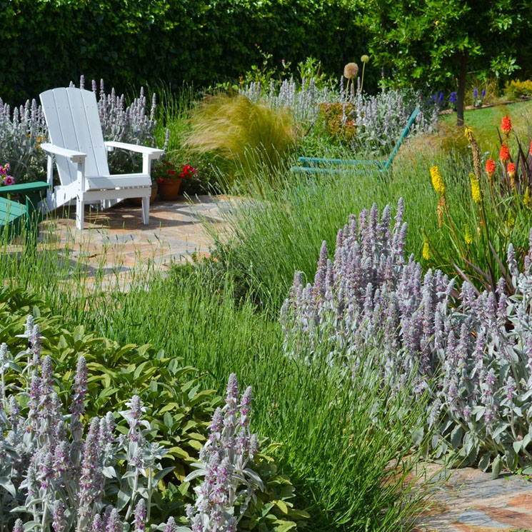 Incorpora diferentes texturas en el diseño de tu jardín