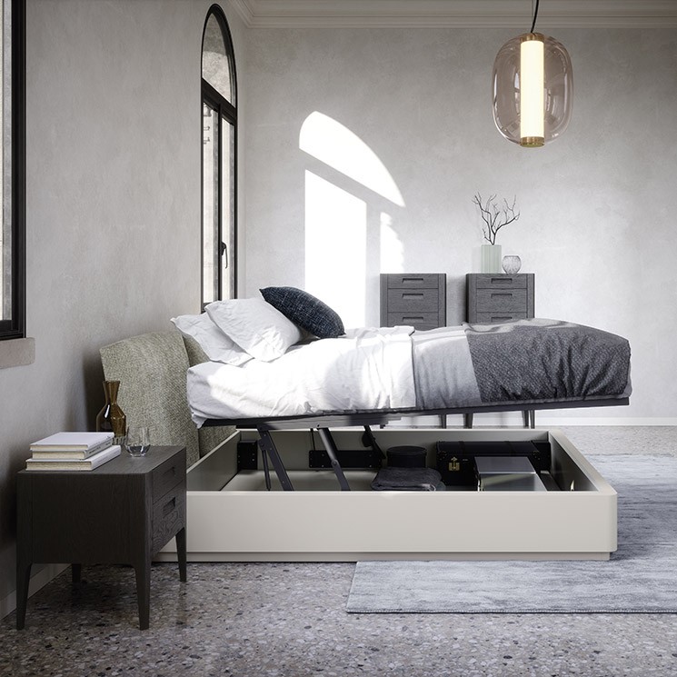 ¿Merece la pena elegir una cama con canapé abatible? 