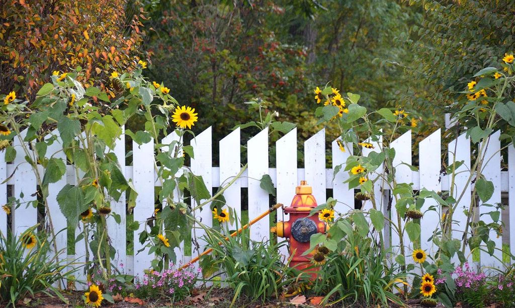 Así puedes construir una valla de madera para tu jardín