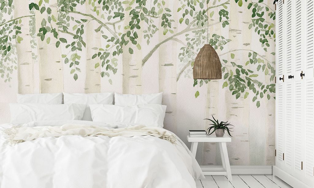 ¿Sabes cómo elegir el papel pintado para decorar el dormitorio?