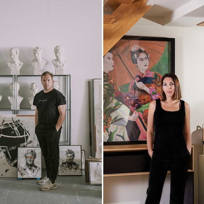 Marta Labrador y Jaime Jurado nos cuentan cómo integrar las obras de arte en casa