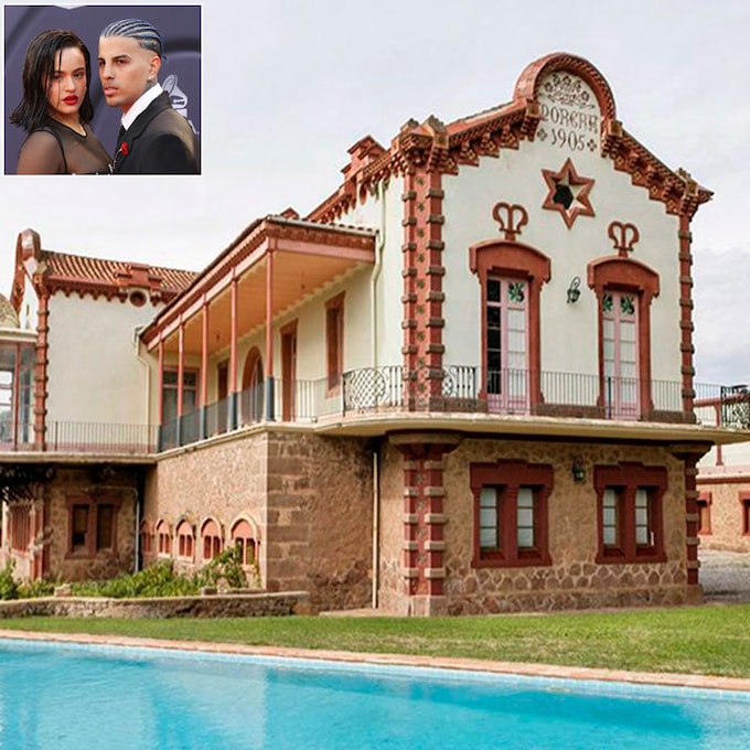 Así es la casa que tenían previsto compartir en España Rosalía y Rauw Alejandro