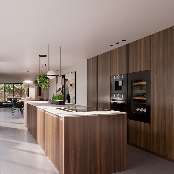 Diez cocinas con mobiliario en madera, de estilo moderno y repletas de funcionalidad