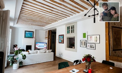 Arquitectura original, molduras y madera: así es el piso de James Rhodes y Micaela Breque en Madrid