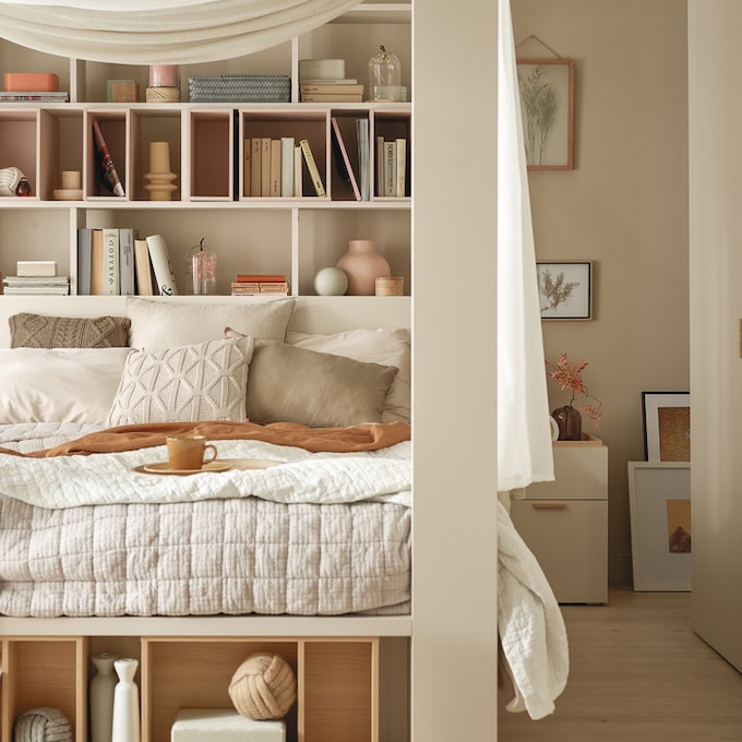 10 trucos para decorar un dormitorio pequeño y que parezca más amplio