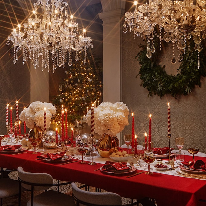 Ideas glamourosas para poner la mesa en las fechas señaladas de esta Navidad