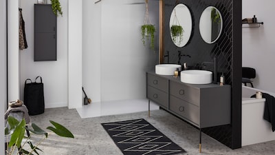 10 muebles de lavabo modernos y prácticos para los cuartos de baño más actuales