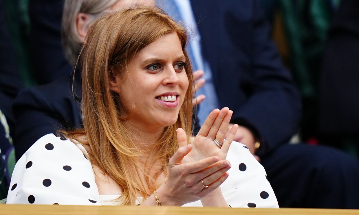 Princess Beatrice at Wimbledon 2021