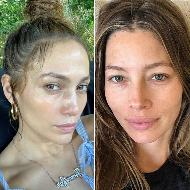 Jennifer Lopez, Penélope Cruz y otras famosas que lucen estupendas sin maquillaje