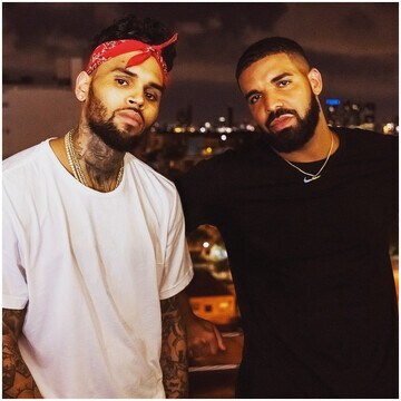 Drake con Chris Brown y otras colaboraciones que creíamos imposibles