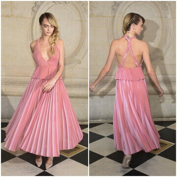 'Pretty in pink!' Cara Delevingne y la nueva tendencia de las bodas: vestidos rosa