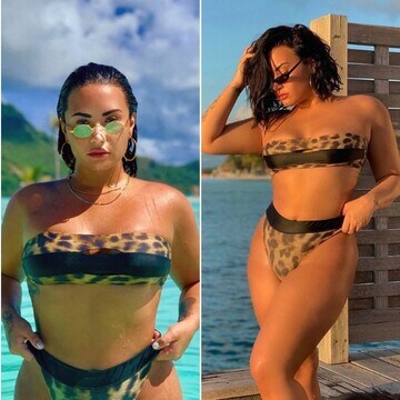 El sensual bikini de Demi Lovato y 5 opciones similares para resaltar tu silueta