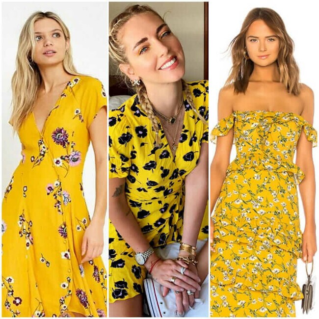 En amarillo y con flores: 7 vestidos 'trendy' para este verano