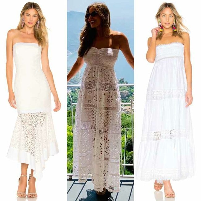 Sofía Vergara y el vestido más veraniego: blanco bordado