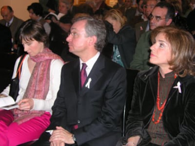 Ana Botella, en la subasta benéfica contra el cáncer de mama