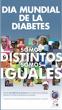 14 de noviembre, todos unidos contra la diabetes