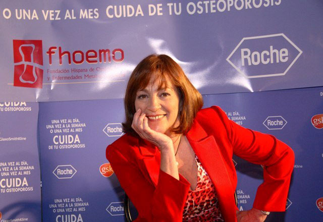 Carmen Maura apoya la lucha contra la osteoporosis