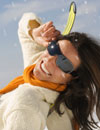 ¿Vas a esquiar? ¡No te olvides las gafas de sol!