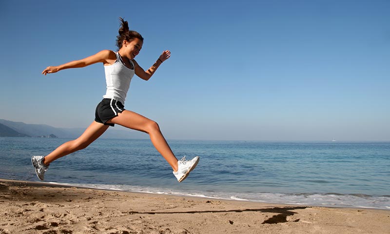 Ejercicio en la playa