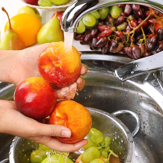 Cómo lavar las frutas y verduras por tu seguridad