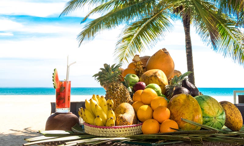 No te olvides la fruta cuando vayas a la playa