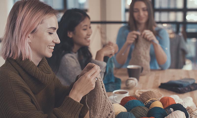 Tejer, una increíble manera de relajarte