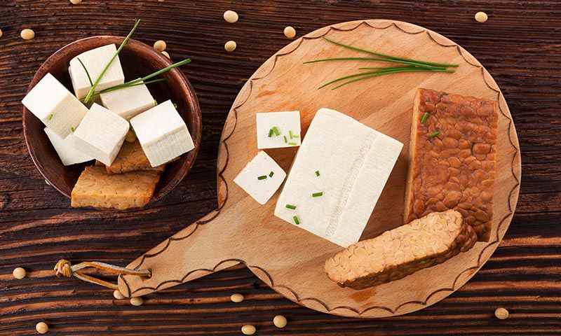 Estas son las diferencias entre el tofu y el 'tempeh'