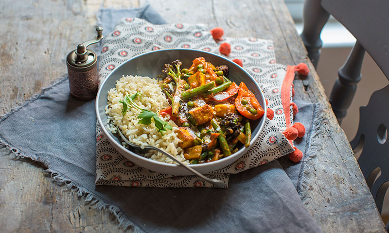 Arroz con verduras