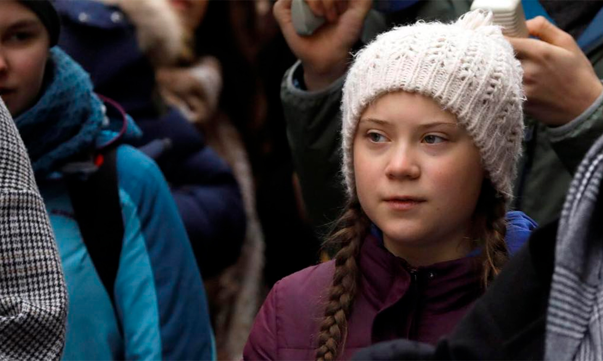 Una adolescente, nominada a los Premios Nobel por su lucha contra el cambio climático