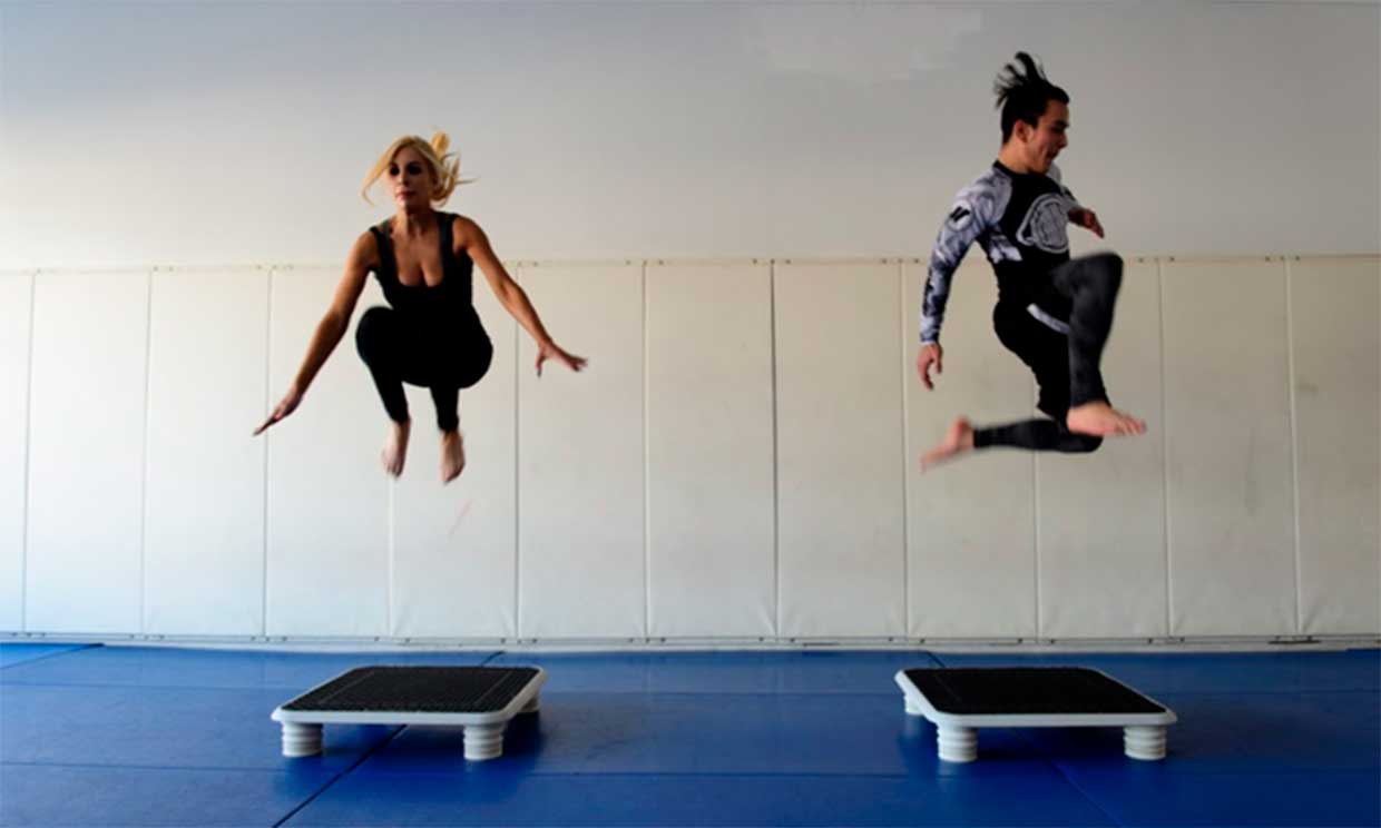 ¿Te gusta saltar? Este revolucionario trampolín es lo último en 'fitness'