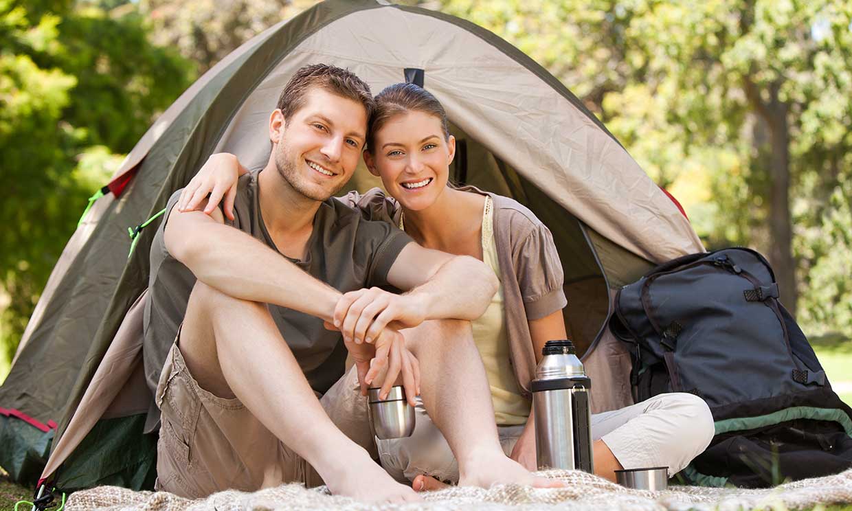 pareja-camping