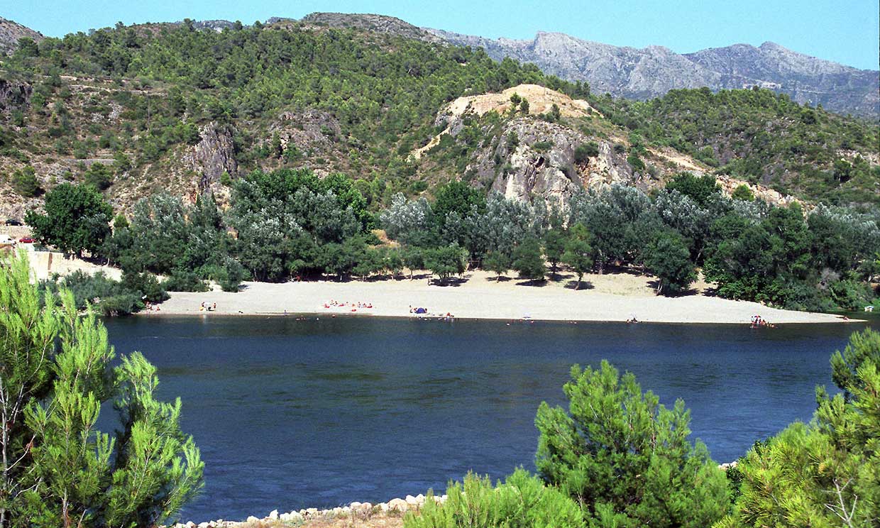 imagen del delta del río Ebro