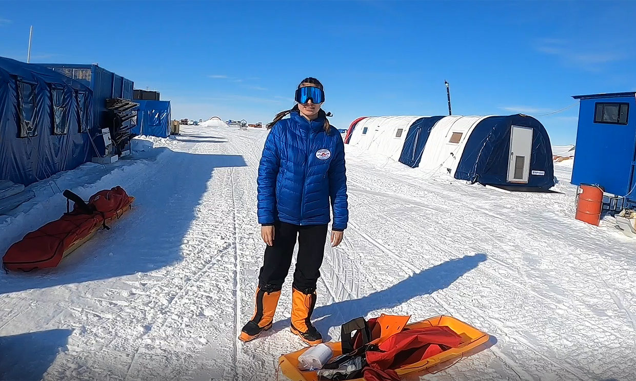 Paulina Villalonga llega a la Antártida... ¡empieza la aventura!