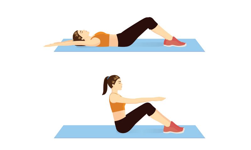 como hacer abdominales sin dañar espalda
