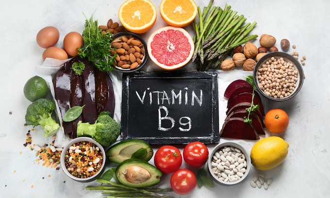 alimentos con ácido fólico y vitamina B9