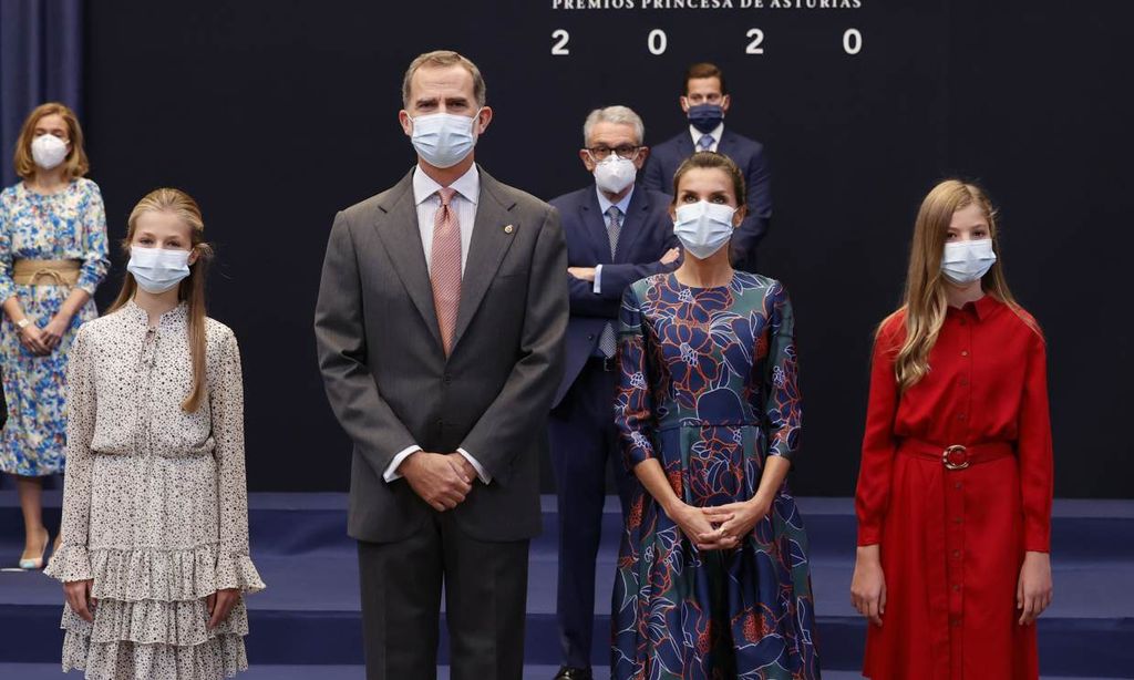 La familia real española en los premios Princesa de Asturias