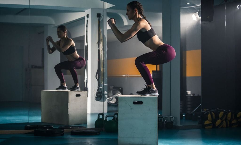 'Box jump', un ejercicio que te ayuda a tonificar tus piernas y tus glúteos