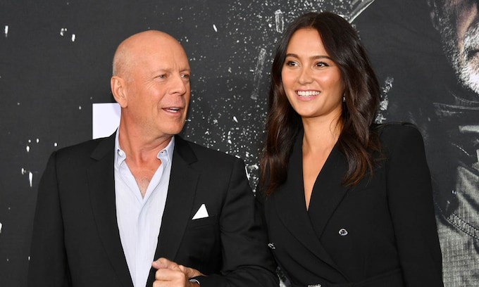 Bruce Willis y su mujer