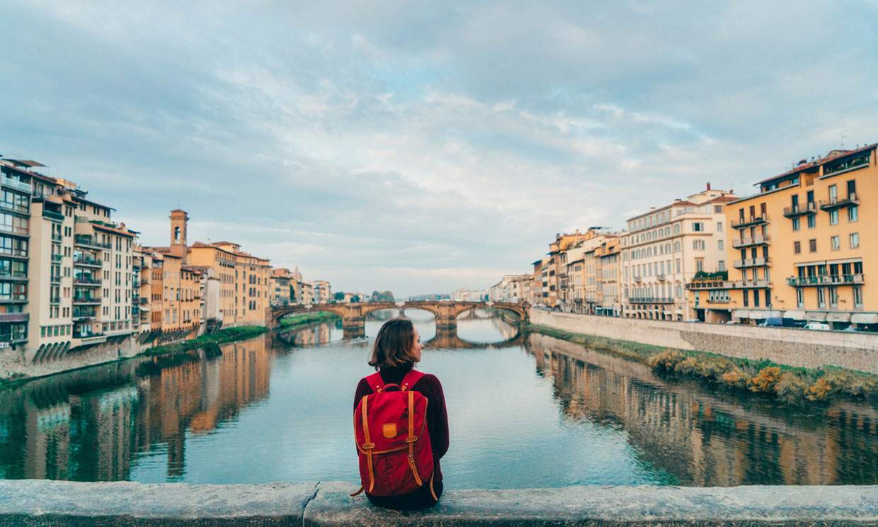 Turista en Florencia