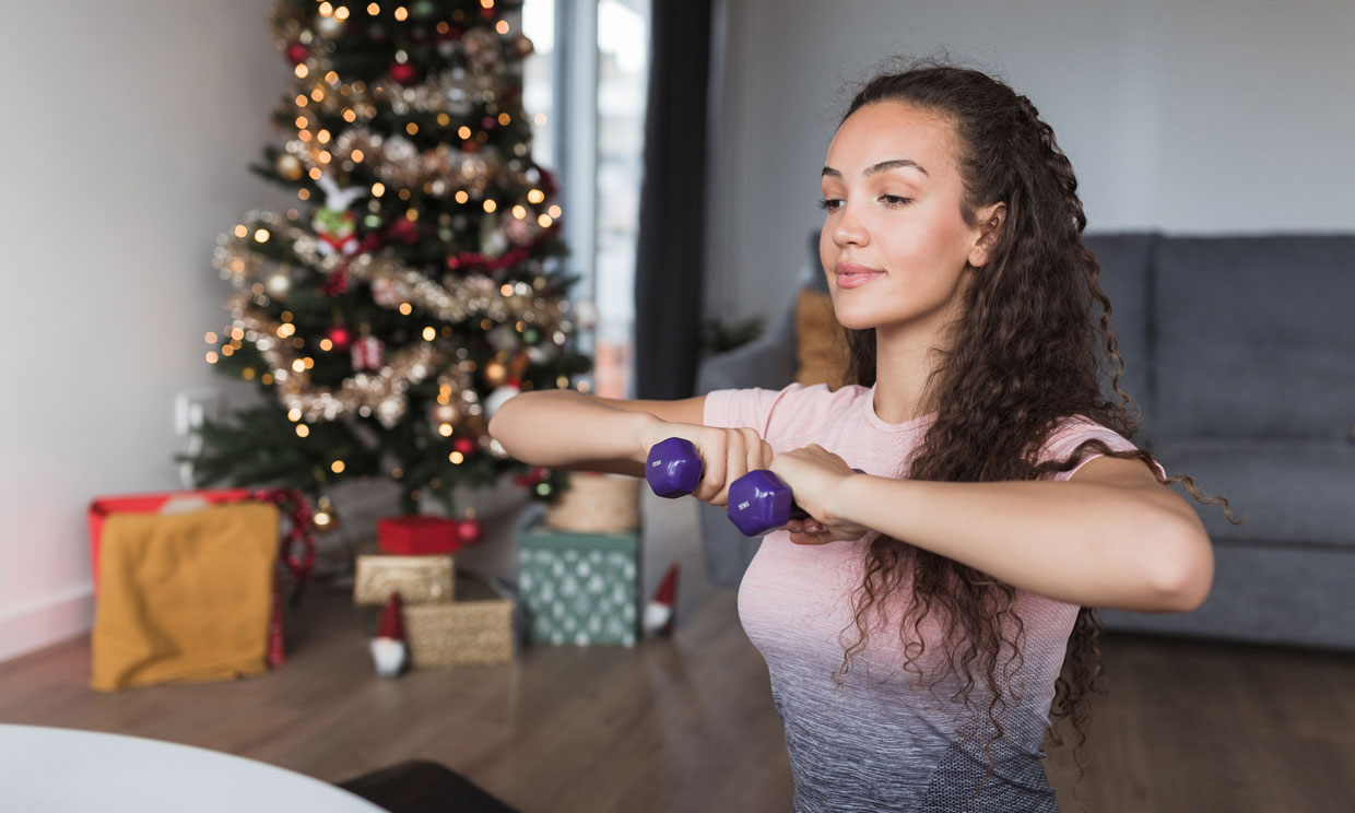 Ejercicio contra los excesos: sigue este entrenamiento para mantenerte en forma esta Navidad