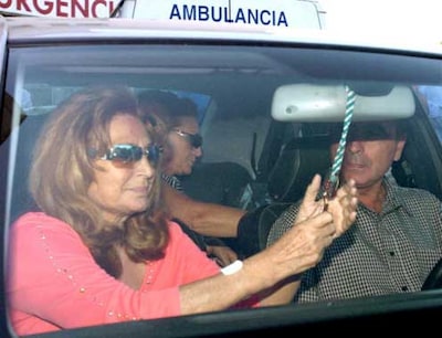 Rocío Jurado abandona el hospital