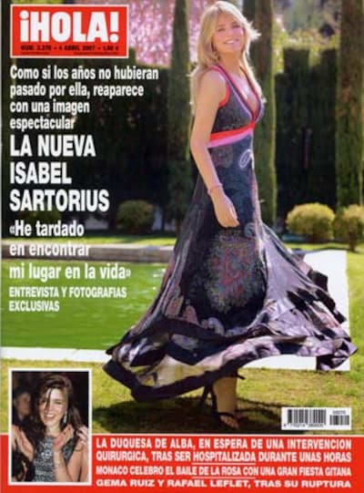 La nueva Isabel Sartorius en la revista ¡Hola!: 'He tardado en encontrar mi lugar en la vida'