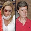 Genoveva Casanova y Cayetano Martínez de Irujo, en la fiesta de fin de curso de sus hijos